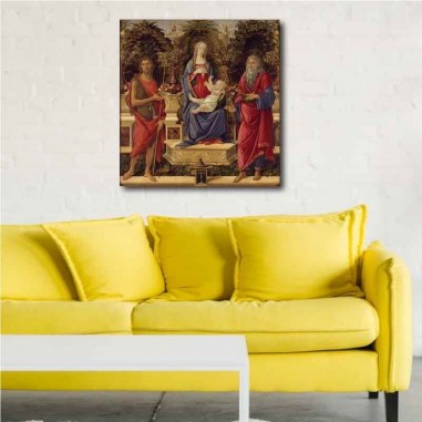 Πίνακας σε καμβά Sandro Botticelli - The Bardi Altarpiece - 1484