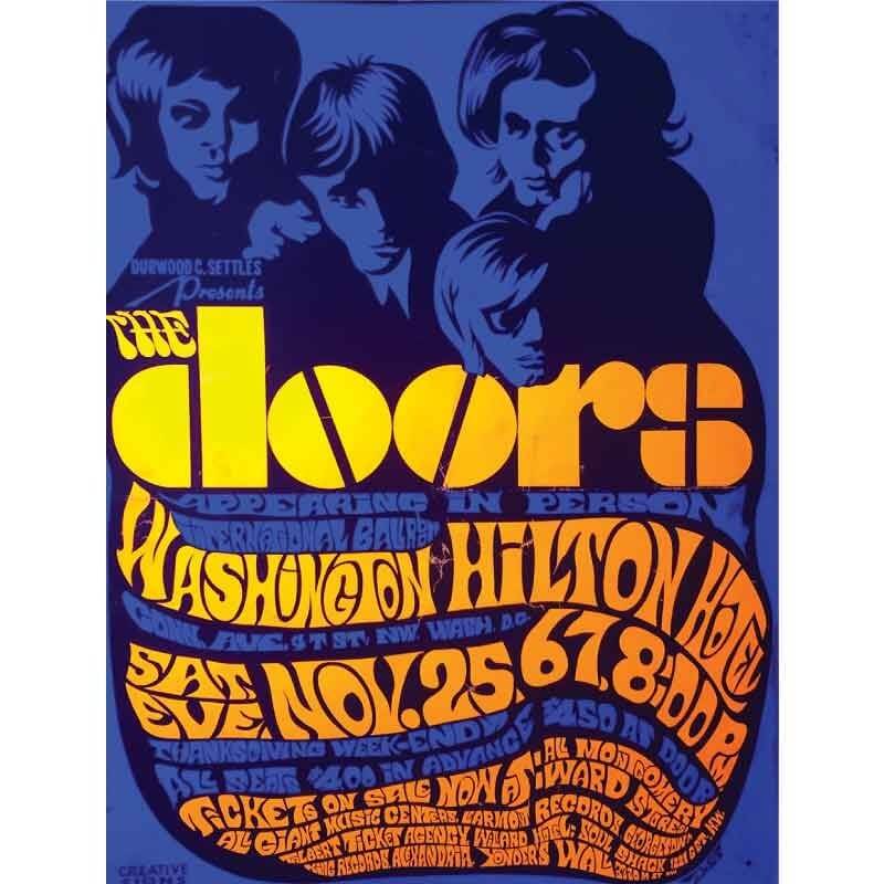 Πίνακας σε καμβά The Doors Poster