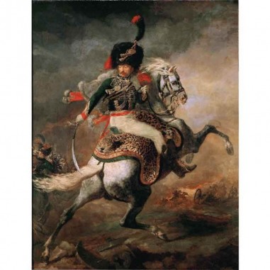 Πίνακας σε καμβά Théodore Géricault - The Charging Chasseur - 1812