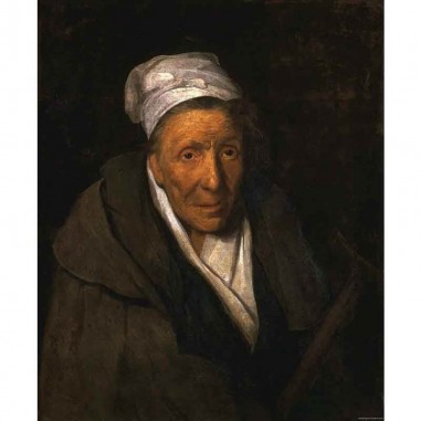 Πίνακας σε καμβά Théodore Géricault - The Woman with a Gambling Mania - 1822