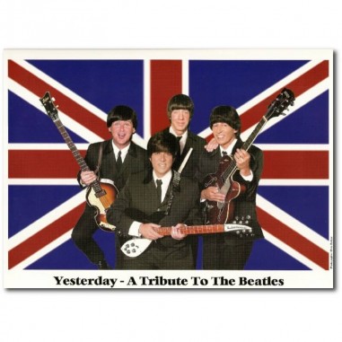 Πίνακας σε καμβά των Beatles English Flag