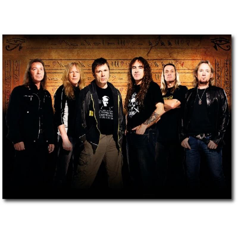 Πίνακας σε καμβά των Iron Maiden Full Band
