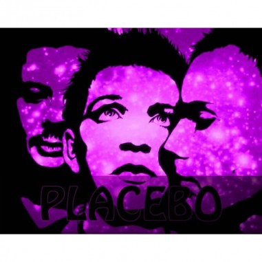 Πίνακας σε καμβά των Placebo in Purple