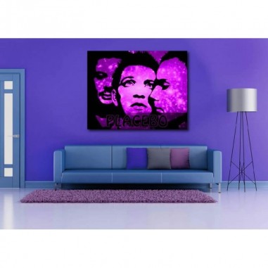 Πίνακας σε καμβά των Placebo in Purple