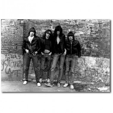 Πίνακας σε καμβά των Ramones