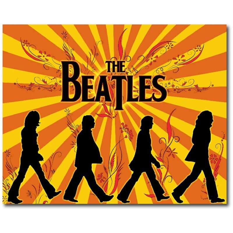 Πίνακας σε καμβά των The Beatles Orange Haze