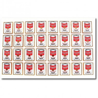 Πίνακας σε καμβά του Αndy Warhol Campbell's Soup