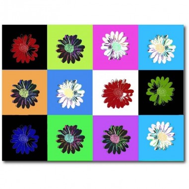 Πίνακας σε καμβά του Andy Warhol Daisy