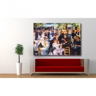 Πίνακας σε καμβά του Auguste Renoir Dance at Le Moulin de la Galette