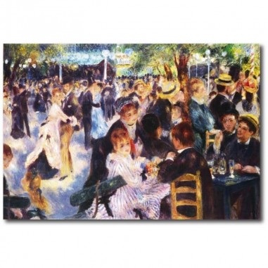 Πίνακας σε καμβά του Auguste Renoir Dance at Le Moulin de la Galette