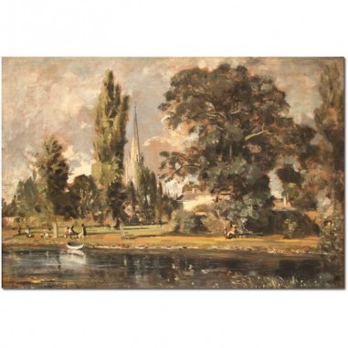 Πίνακας σε καμβά του Claude Monet Landscape