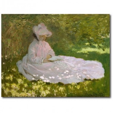 Πίνακας σε καμβά του Claude Monet Springtime