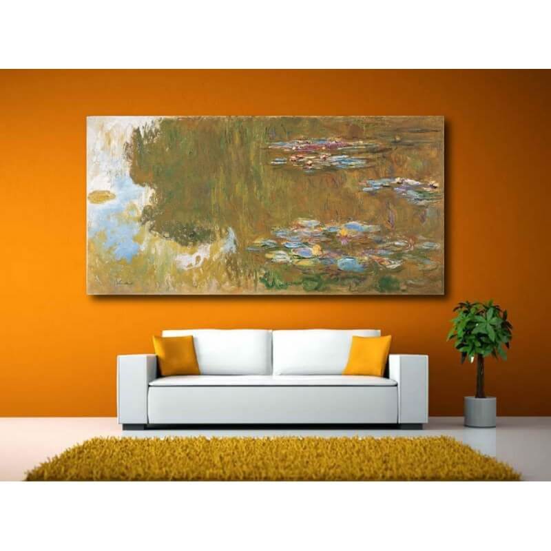 Πίνακας σε καμβά  του Claude Monet The Water Lily Pond