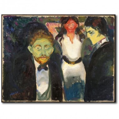 Πίνακας σε καμβά του Edvard Munch Jealousy
