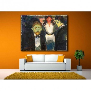 Πίνακας σε καμβά του Edvard Munch Jealousy