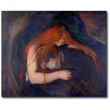 Πίνακας σε καμβά του Edvard Munch The Vampire