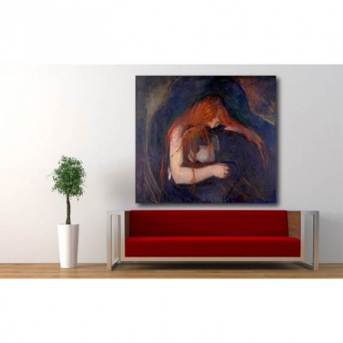 Πίνακας σε καμβά του Edvard Munch The Vampire