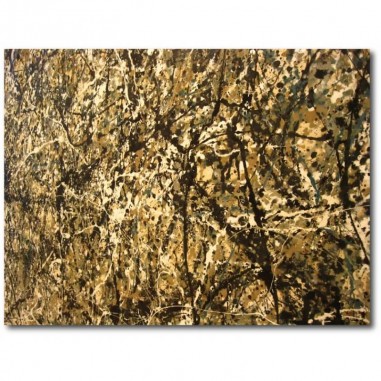 Πίνακας σε καμβά του Jackson Pollock one number