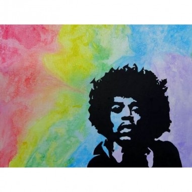 Πίνακας σε καμβά του Jimi Hedrix Color Haze