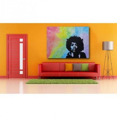 Πίνακας σε καμβά του Jimi Hedrix Color Haze