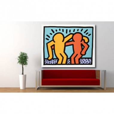 Πίνακας σε καμβά του Keith Haring II