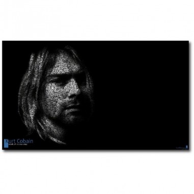 Πίνακας σε καμβά του Kurt Cobain Letters