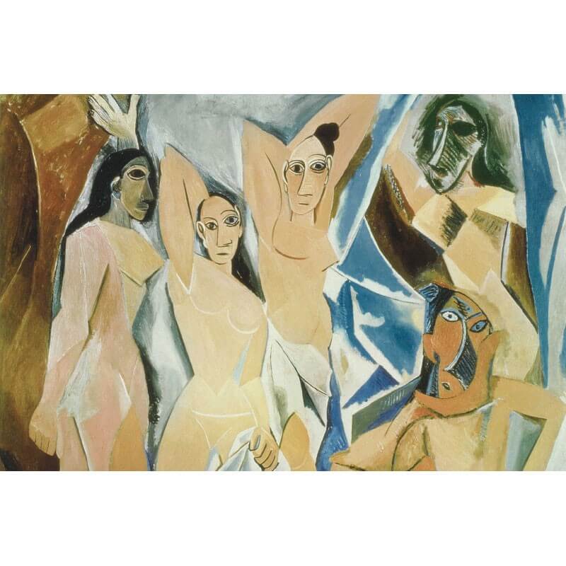Πίνακας σε καμβά του Picasso Les Demoiselles d'Avignon