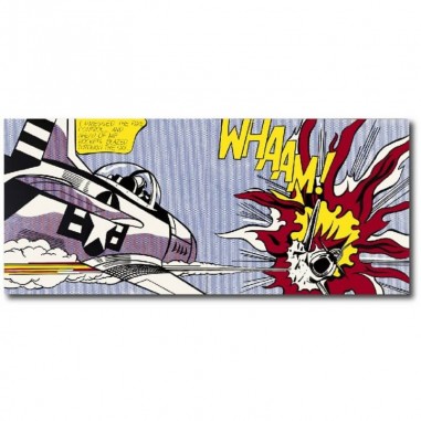 Πίνακας σε καμβά του Roy Lichtenstein Whaam