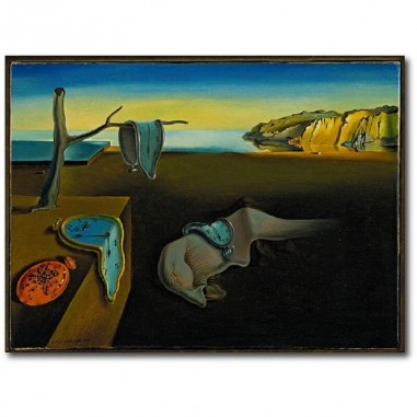 Πίνακας σε καμβά του Salvador Dali the persistence of memory