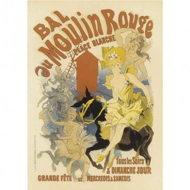 Πίνακας σε καμβά Toulouse Loutrec - Moulin Rouge Poster