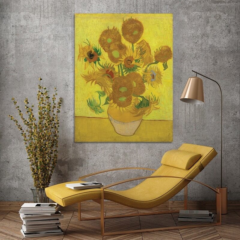 Πίνακας σε καμβά Van Gogh - Sunflowers