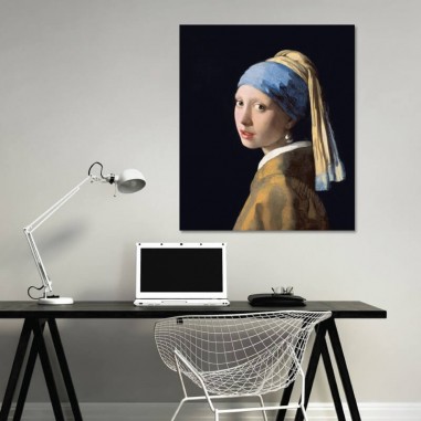 Πίνακας σε καμβά Vermeer - Girl with a Pearl Earring