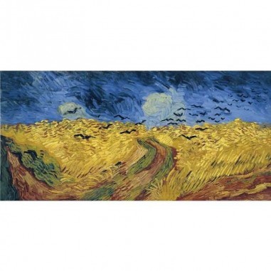 Πίνακας σε καμβά Vincent Van Gogh - Wheatfield with Crows