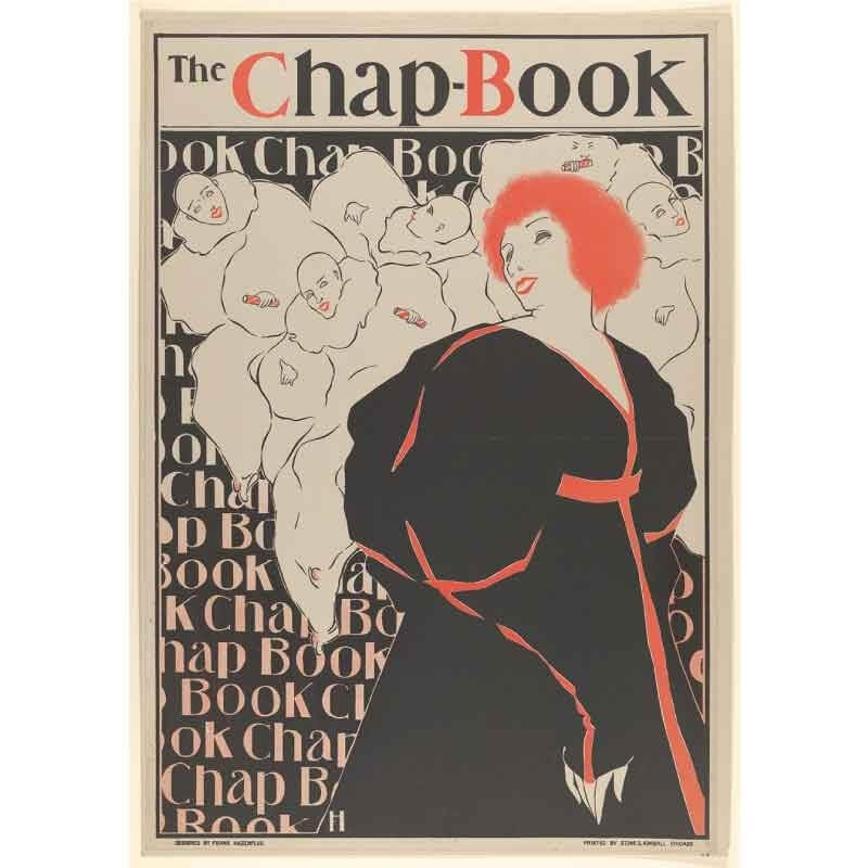 Πίνακας σε καμβά William H. Bradley - The Chap Book