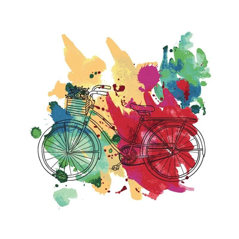  Ποδήλατο Με Χρώματα