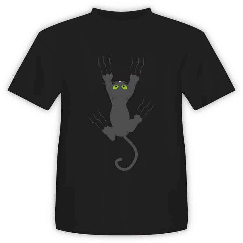 T-shirt Γάτα