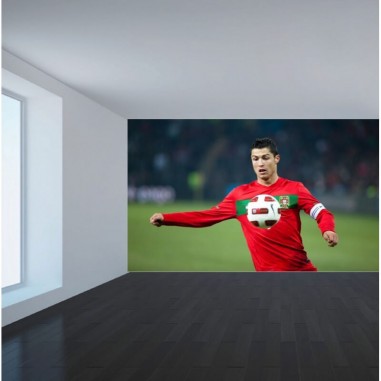 Ταπετσαρία τοίχου  Cristiano Ronaldo ball