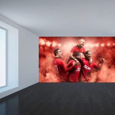 Ταπετσαρία τοίχου Manchester United Team
