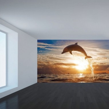 Ταπετσαρία τοίχου με δελφίνι
