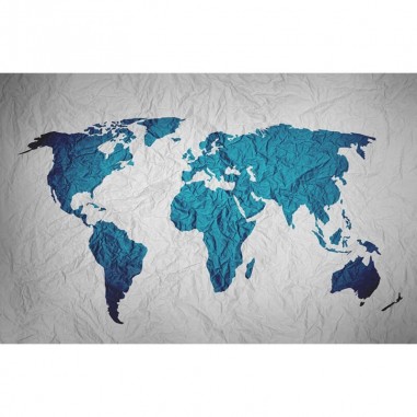 Ταπετσαρία τοίχου Παγκόσμιος Χάρτης Μοντέρνος