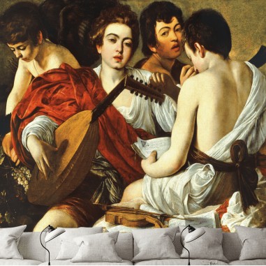 Ταπετσαρία τοίχου The Musicians Caravaggio