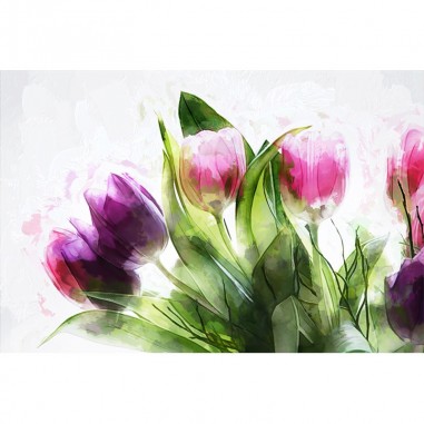 Ταπετσαρία τοίχου Abstract tulipus