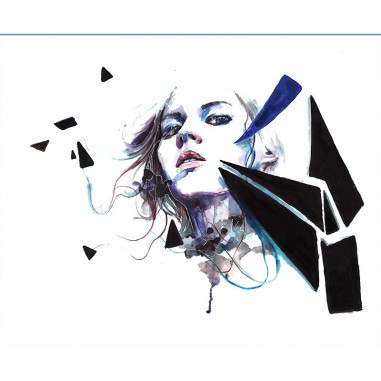 Ταπετσαρία τοίχου Abstract woman