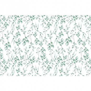 Ταπετσαρία τοίχου Green leaves