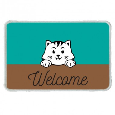 Χαλάκι εισόδου Welcome cat