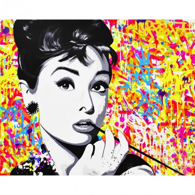 ΠΙΝΑΚΑΣ AUDREY HEPBURN IN COLOUR