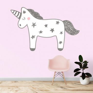 Αυτοκόλλητο τοίχου Unicorn