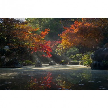 Πίνακας σε καμβά Tokumeien Zen Garden in Takasak