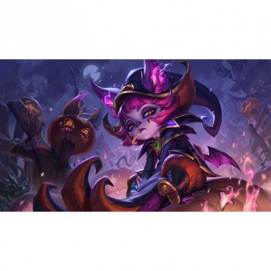 Πίνακας σε καμβά με  Bewitching Vex league of legends Art