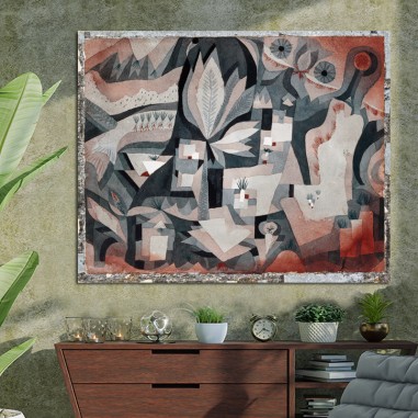 Πίνακας σε καμβά Dry cooler garden by Paul Klee